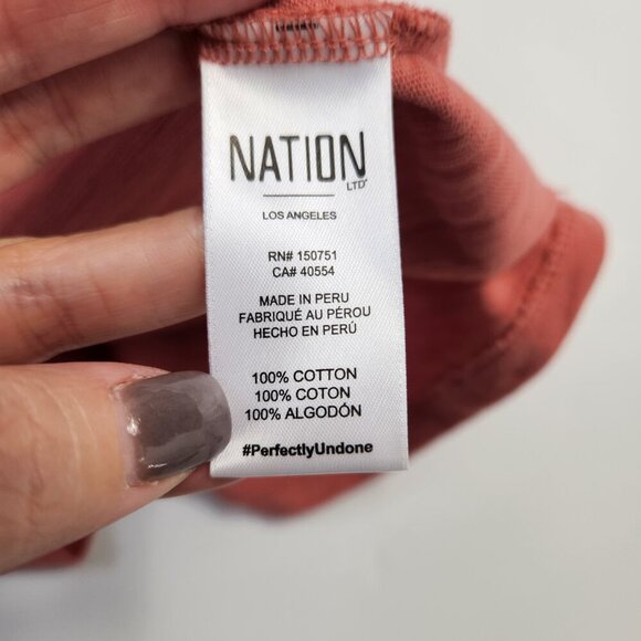 Nation LTD Oralia Flounce Puff Sleeve Mini Shift Dress in Pink Cheek Size XS NEW - Picture 10 of 14